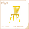 american style hot sale yellow winsor iron chair dining rest